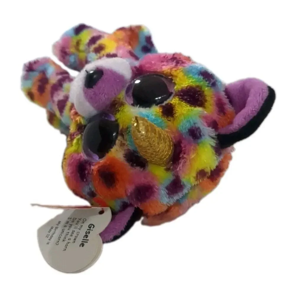 Ty Beanie Boos ❤️ GISELLE the Unicorn Leopard 6
